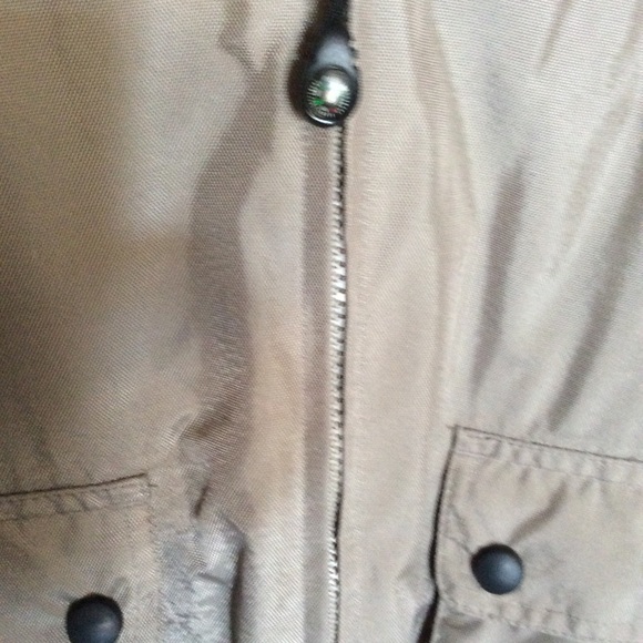 Magellan Hooded Jacket Medium Tan Water Repellent EUC - Picture 4 of 7